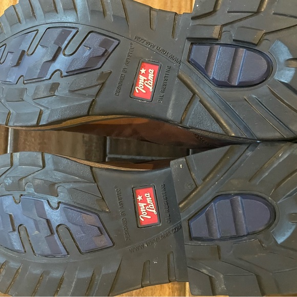 Tony Lama Waterproof Steel Toed Workboots size 9D - Picture 7 of 8